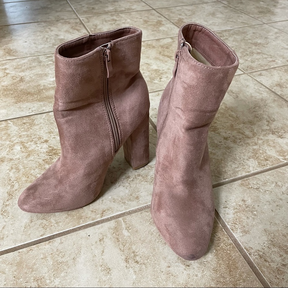 Chunky heel boots